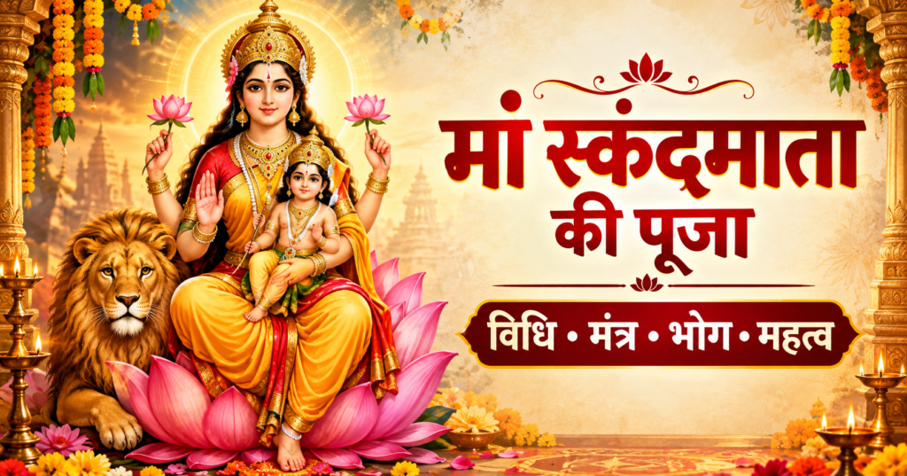 मां स्कंदमाता की पूजा विधि