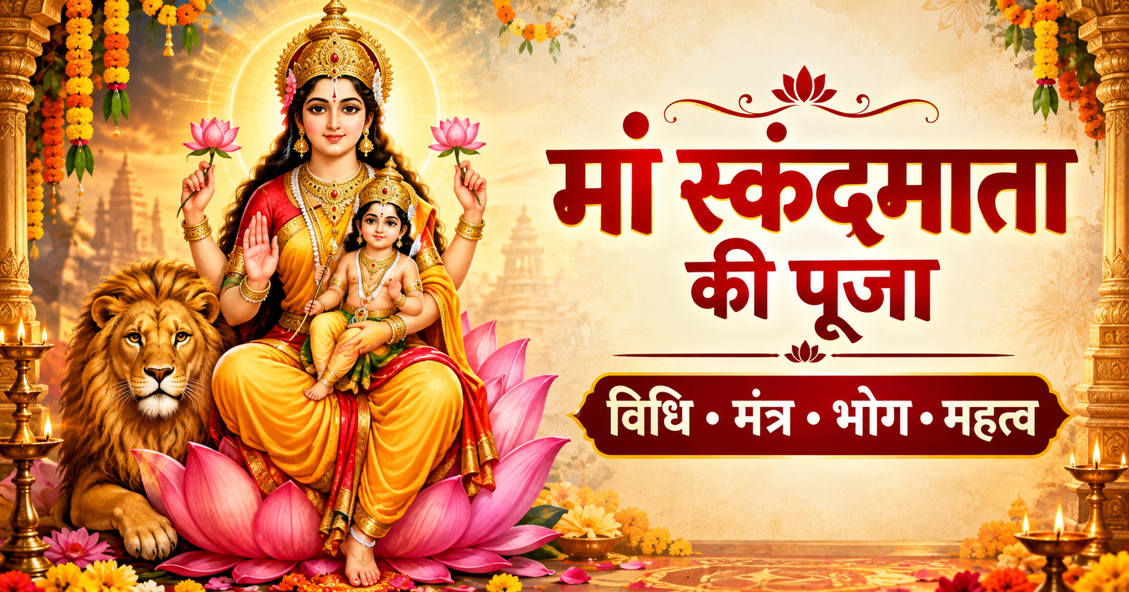 मां स्कंदमाता की पूजा विधि