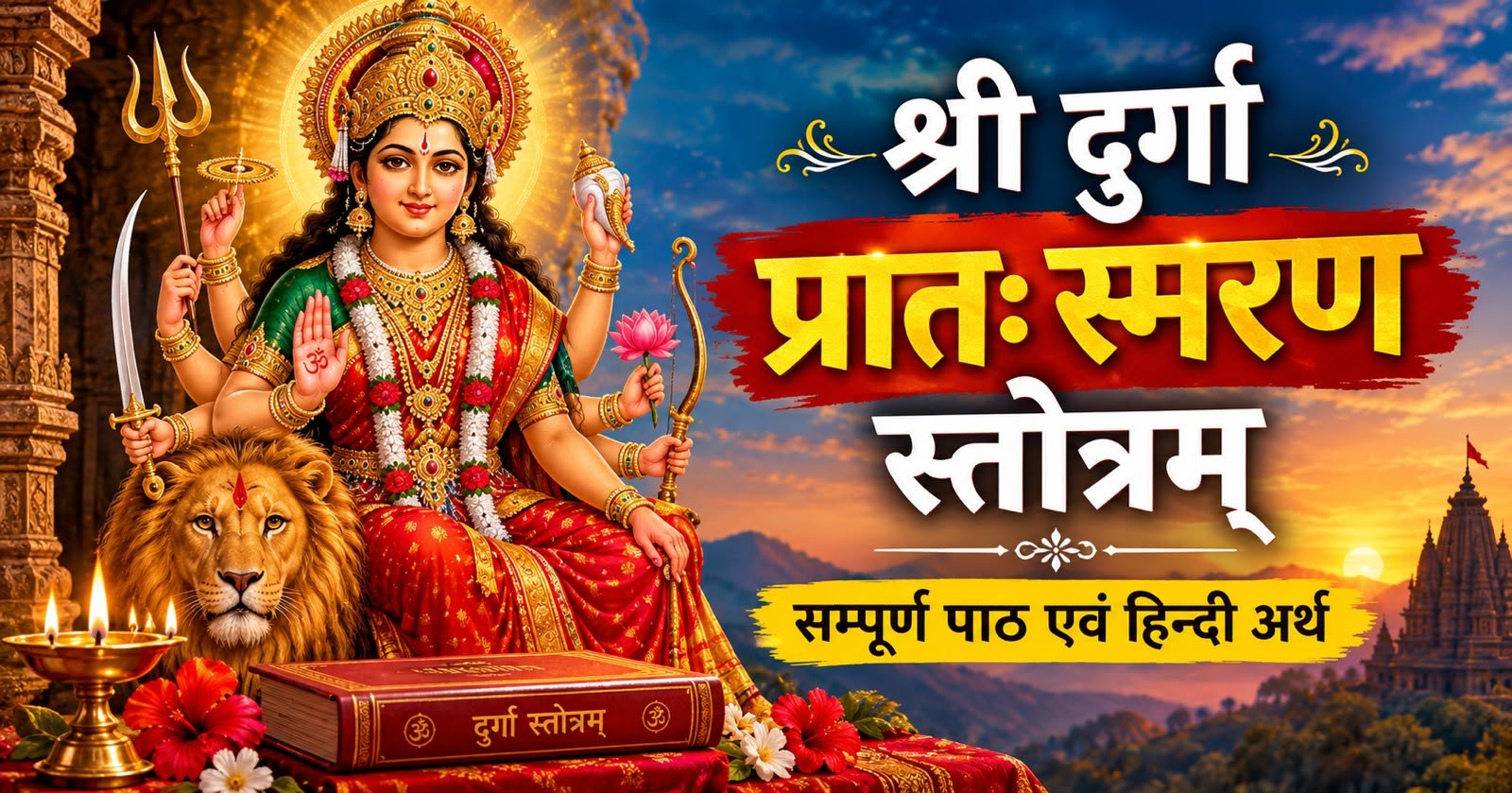श्री दुर्गा प्रातः स्मरण स्तोत्रम्