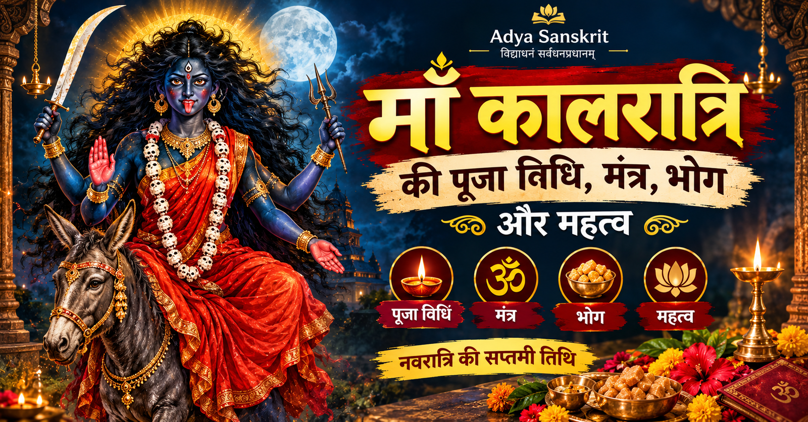 मां कालरात्रि की पूजा विधि